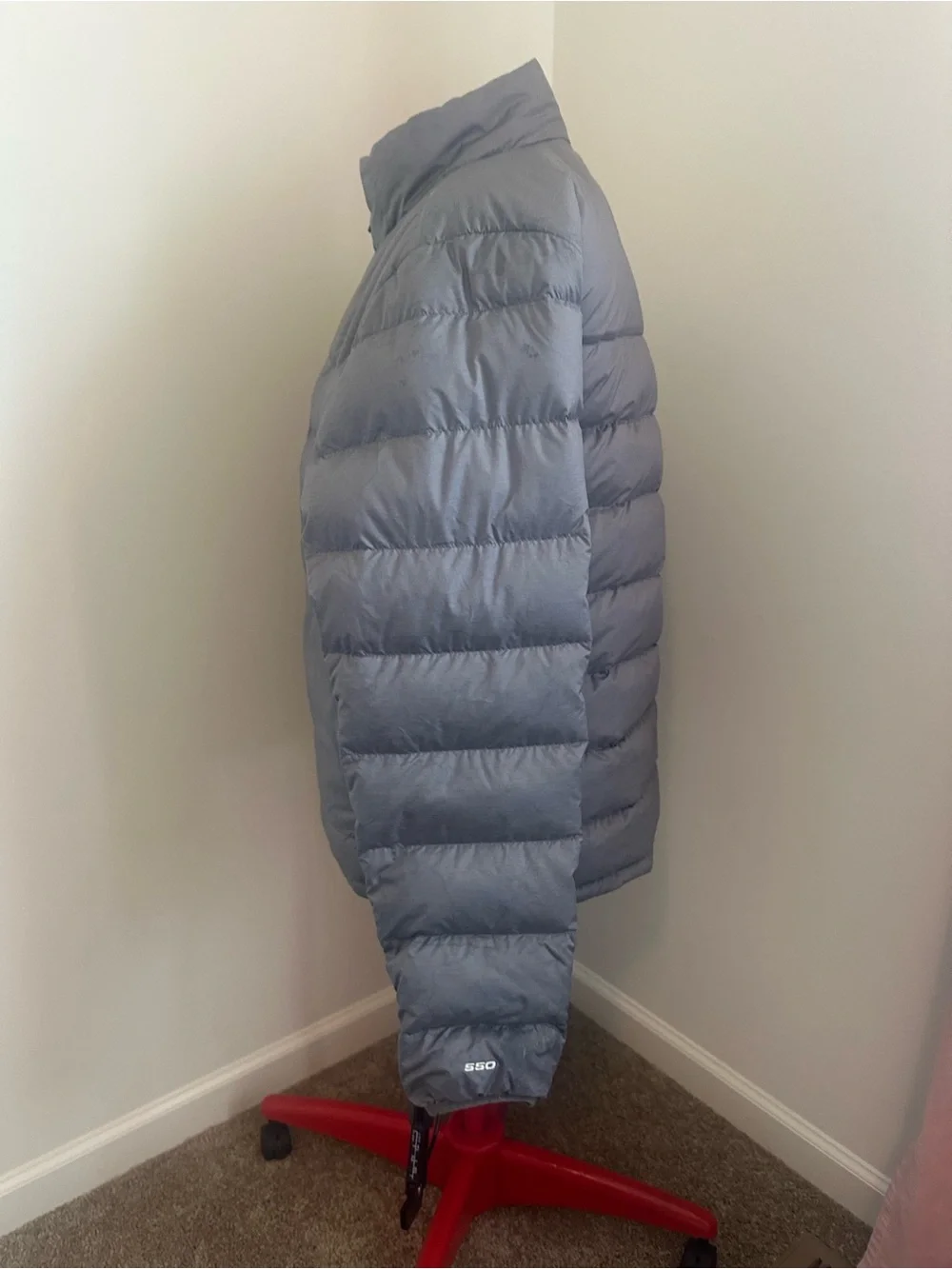 The North Face Aconcagua 550 Down Fill Jacket Men's Gray Size L